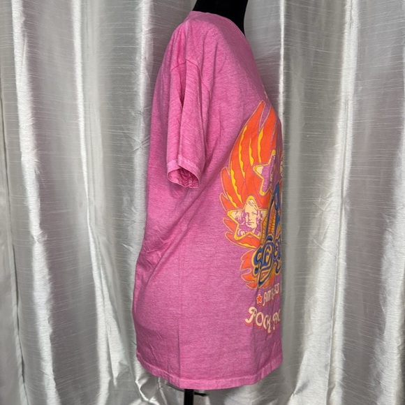Rag Doll Merchandise 2024 Aerosmith Graphic Pink Women’s M Short Sleeve Shirt - Picture 2 of 7